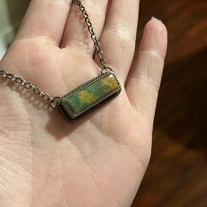 Gorgeous Turquoise Bar Necklace